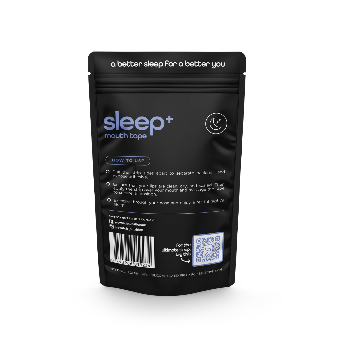 SWITCH SLEEP+ MOUTH TAPE