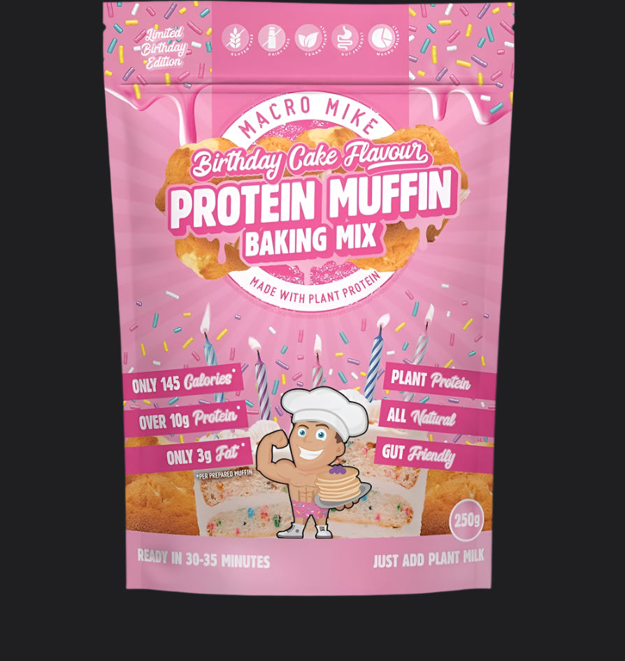 MACRO MIKE PROTEIN MUFFIN BACKING MIX - LIMITED EDITION
