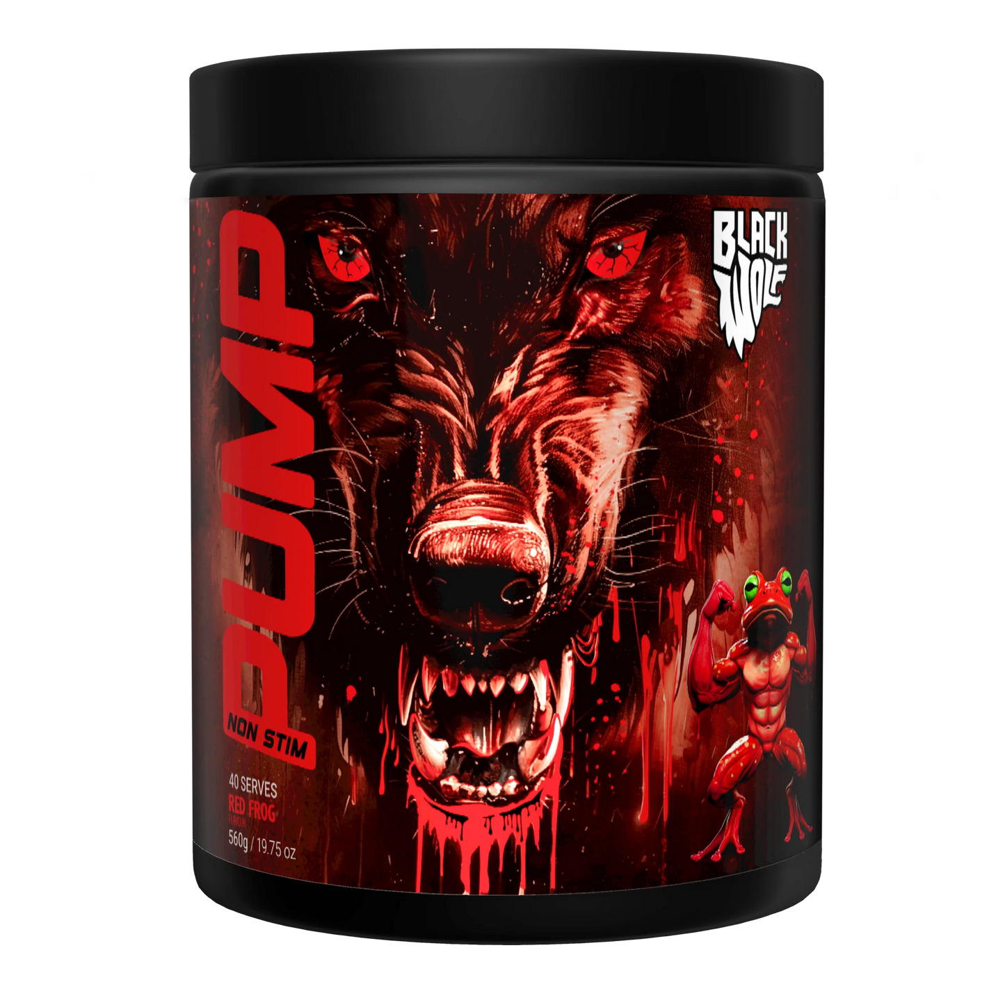 BLACK WOLF PUMP - NON STIM PRE WORKOUT