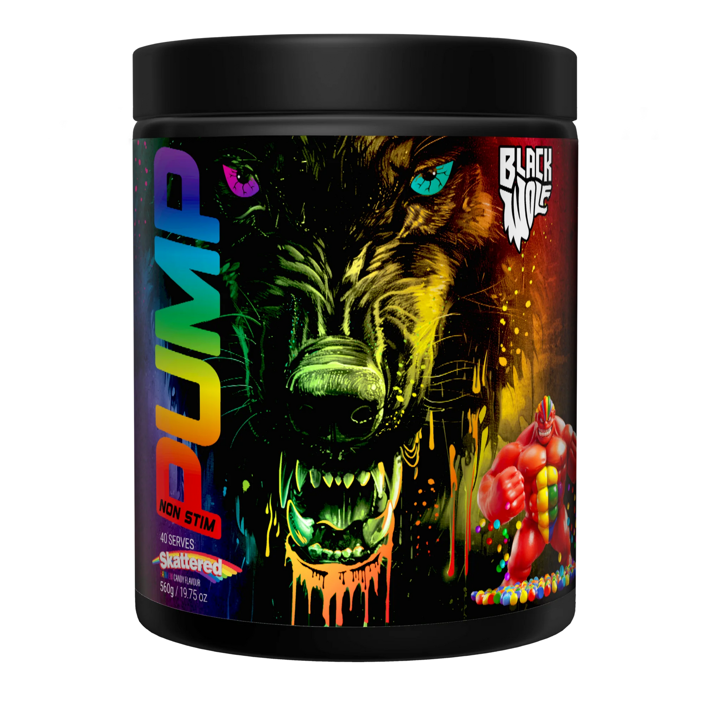 BLACK WOLF PUMP - NON STIM PRE WORKOUT