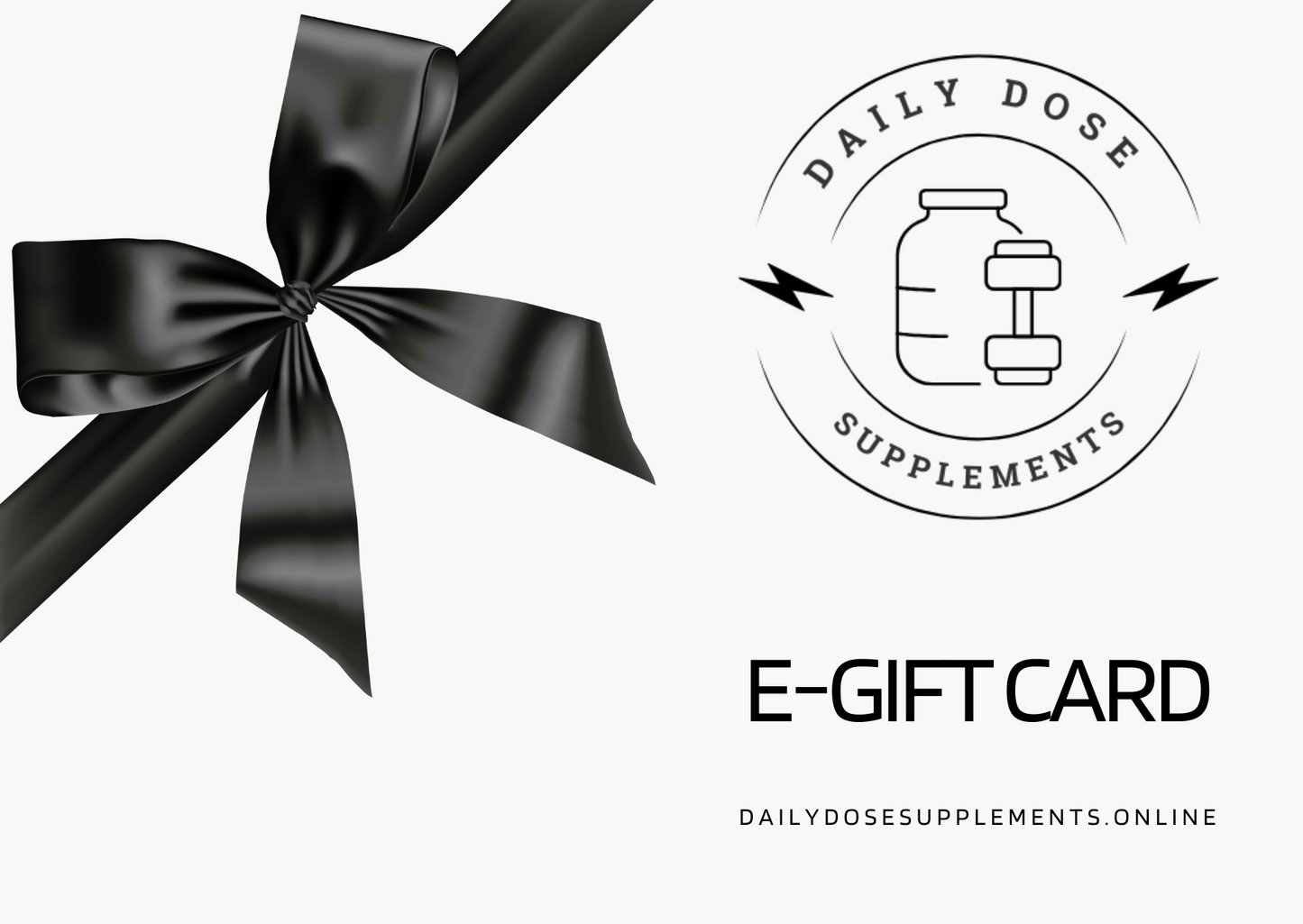 DAILY DOSE SUPPLEMENTS GIFT CARD