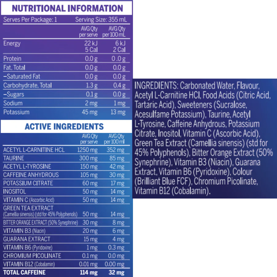ELITE SUPPS SUPER ENERGY RTD