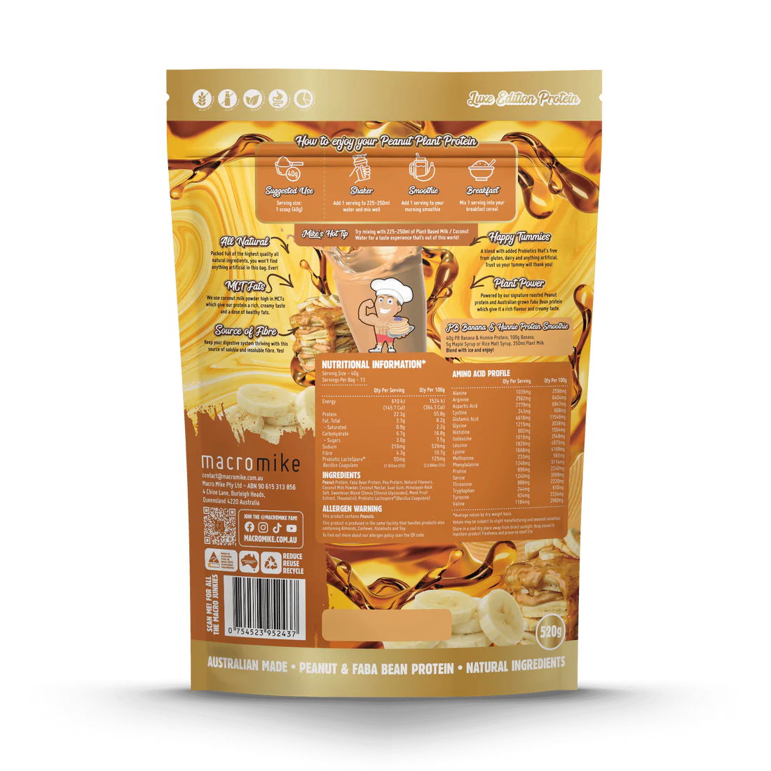MACRO MIKE PEANUT PLANT PROTEIN