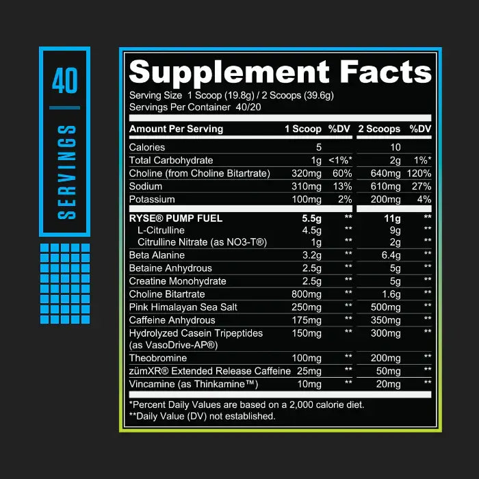 RYSE GODZILLA PRE-WORKOUT