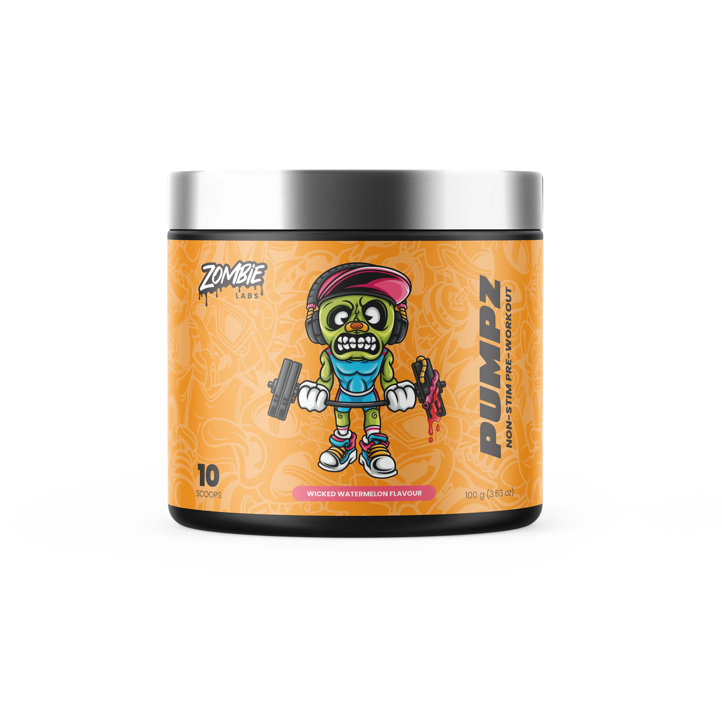 ZOMBIE LABS PUMPZ NON-STIM PRE WORKOUT MINI TUB