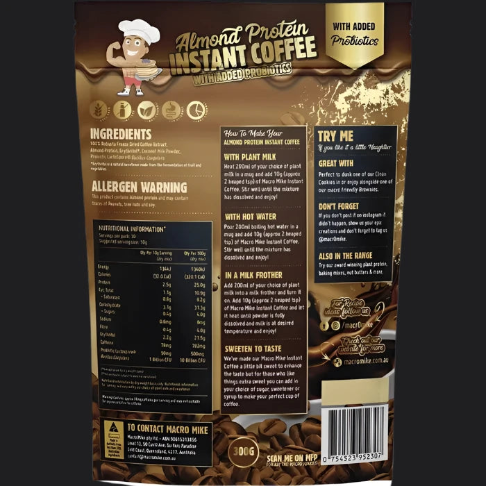 MACRO MIKE PROTEIN INSTANT COFFEE