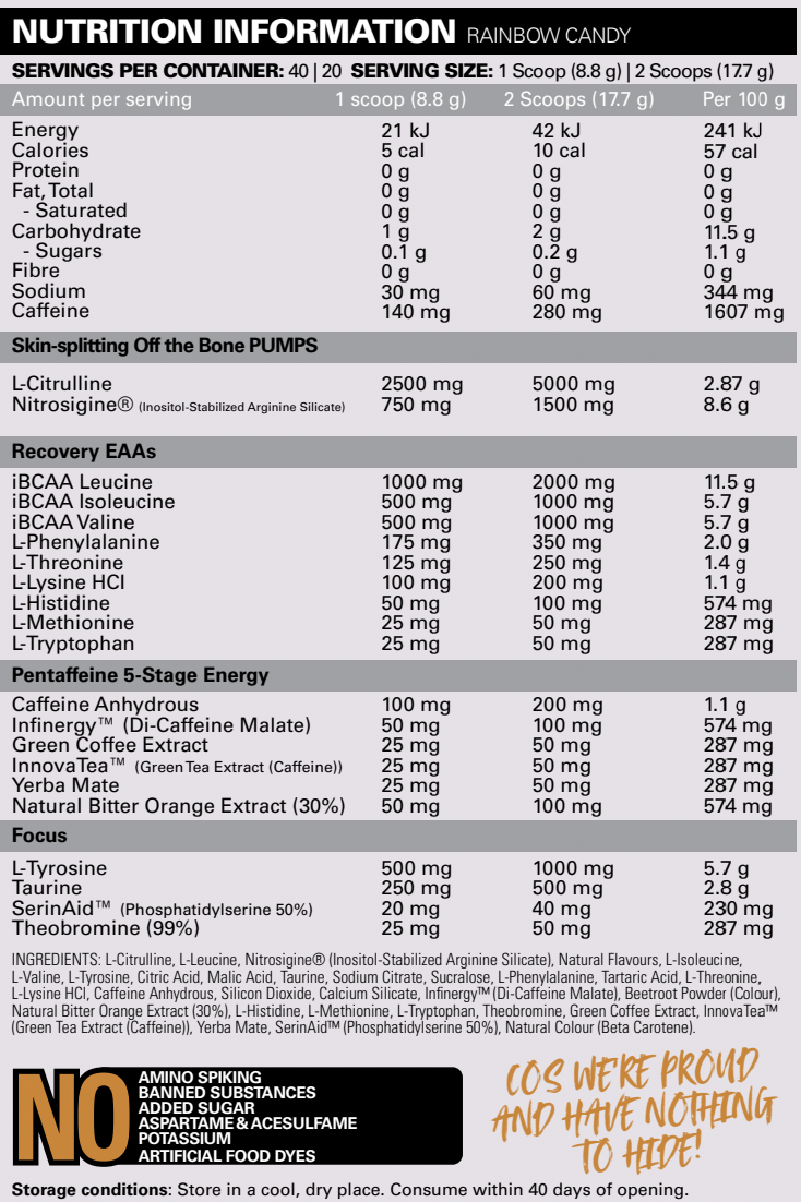 EHPlabs PRIDE Pre-Workout