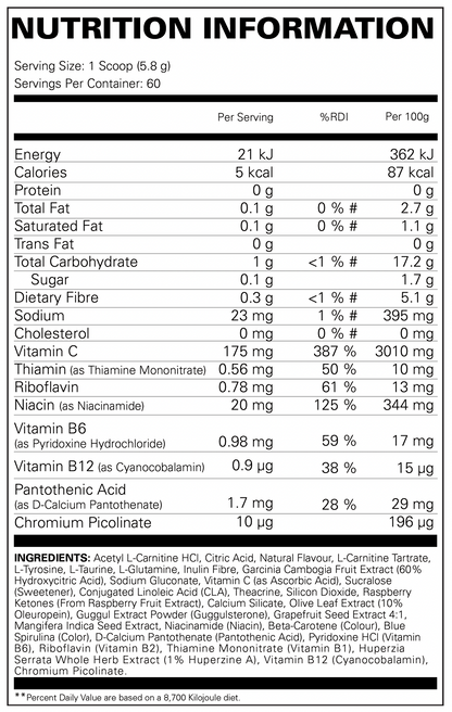 EHPlabs OXYSHRED Non-Stim