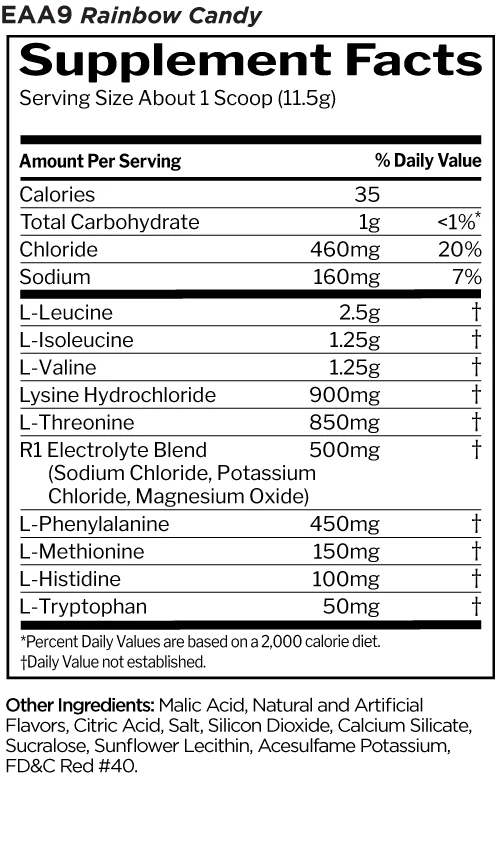 RULE1 ESSENTIAL AMINO 9