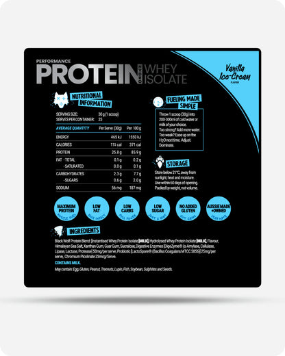 BLACK WOLF ISO-PERFORMANCE PROTEIN