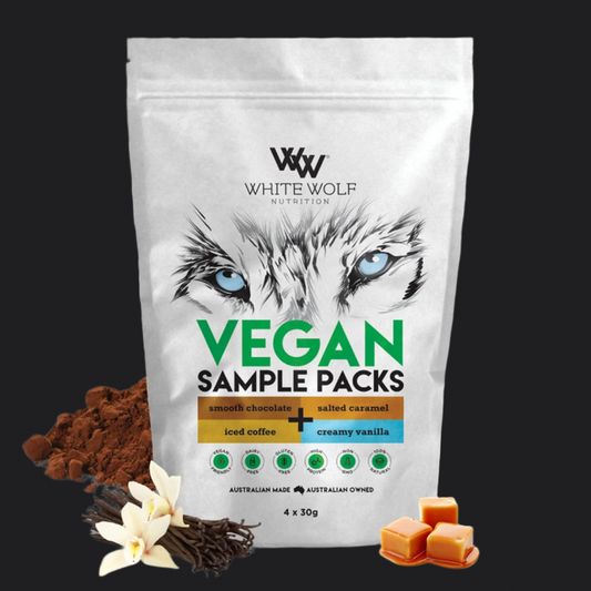 WHITE WOLF VEGAN PROTEIN Sample Pack 4X30g