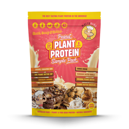 MACRO MIKE PEANUT PLANT PROTEIN Sample Pack 8x40g