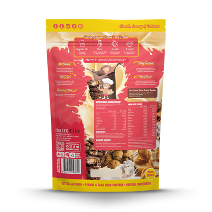 MACRO MIKE PEANUT PLANT PROTEIN Sample Pack 8x40g