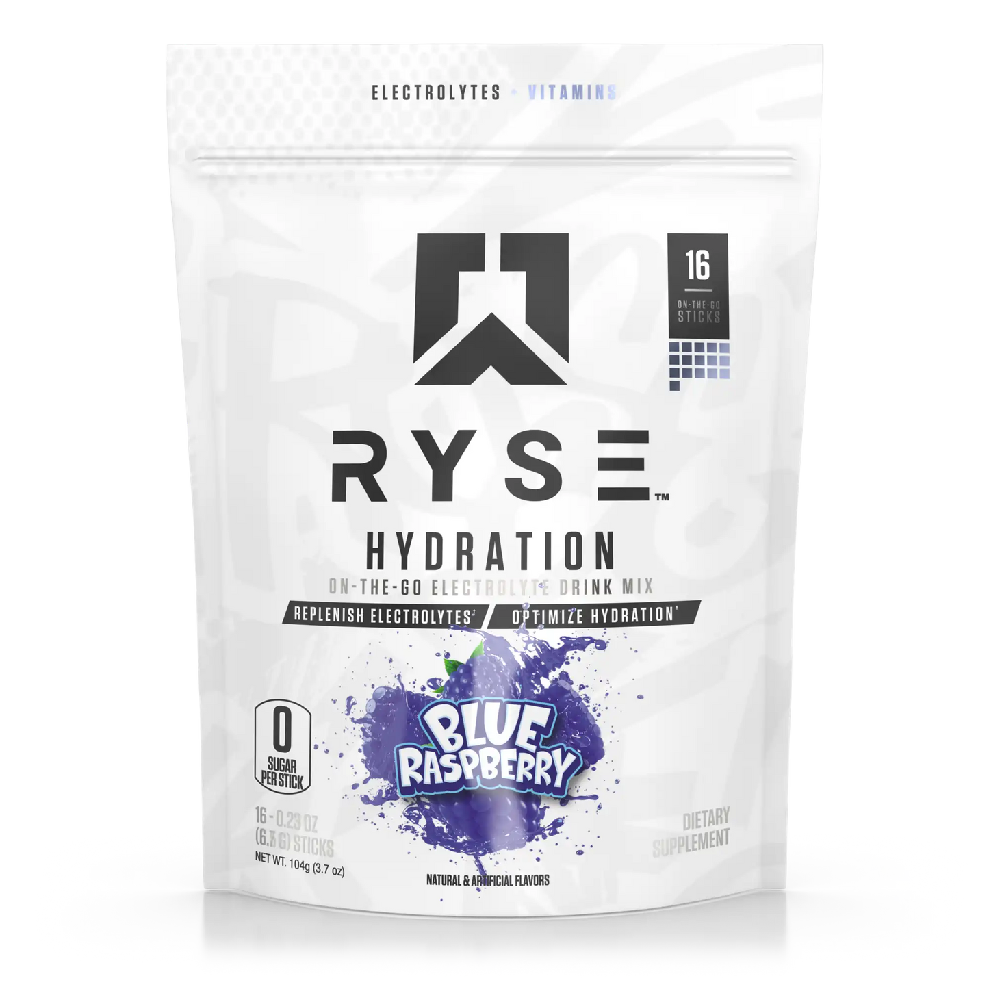 RYSE HYDRATION STICKS 16pk