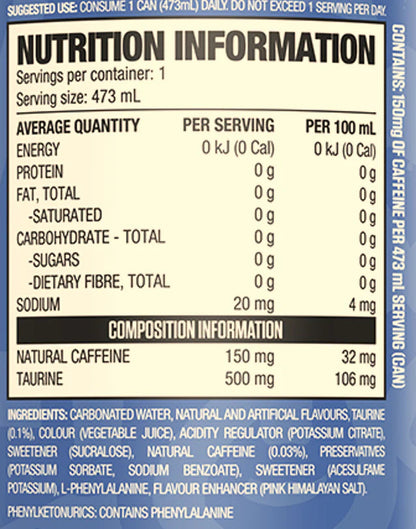 RYSE ENERGY DRINK RTD 500ml